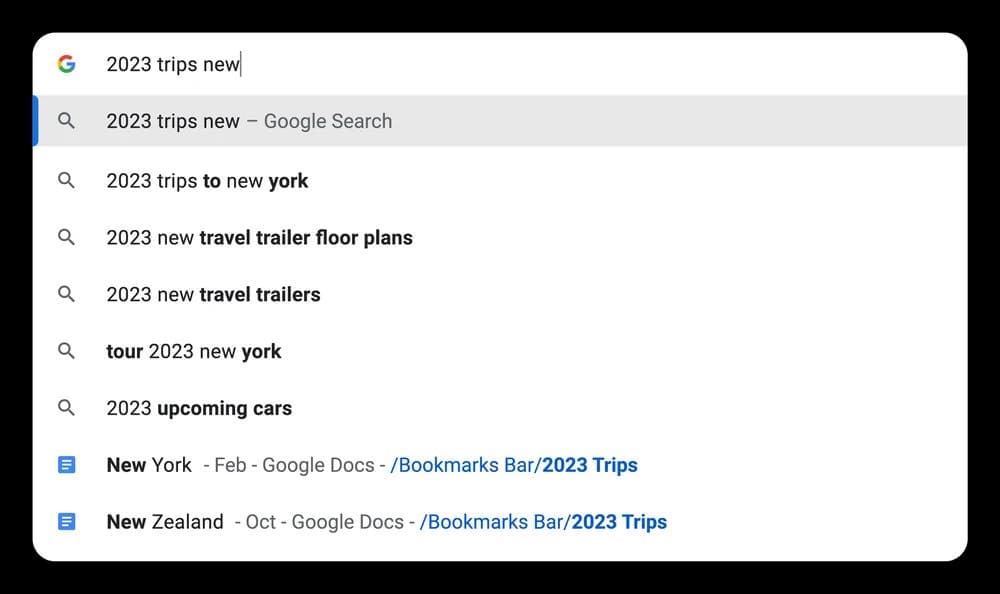 Better Bookmark searches Google Chrome