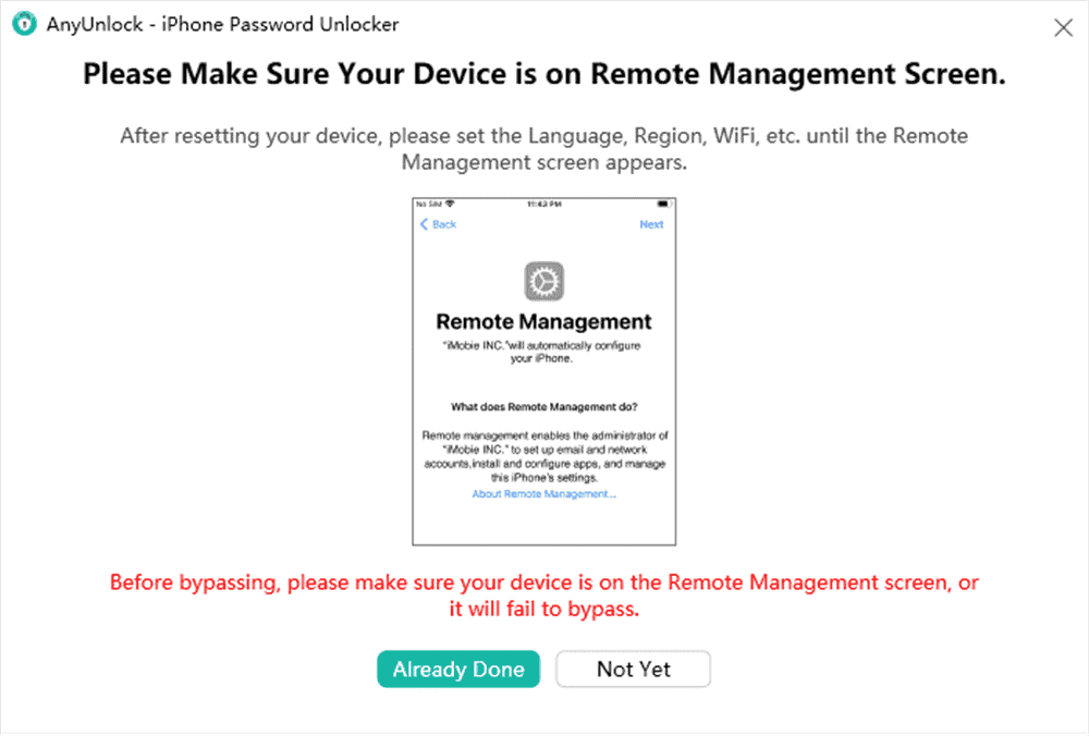 Ensuring Remote Management Screen is On