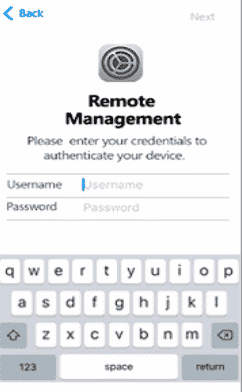 Remove management on iPhone or iPad