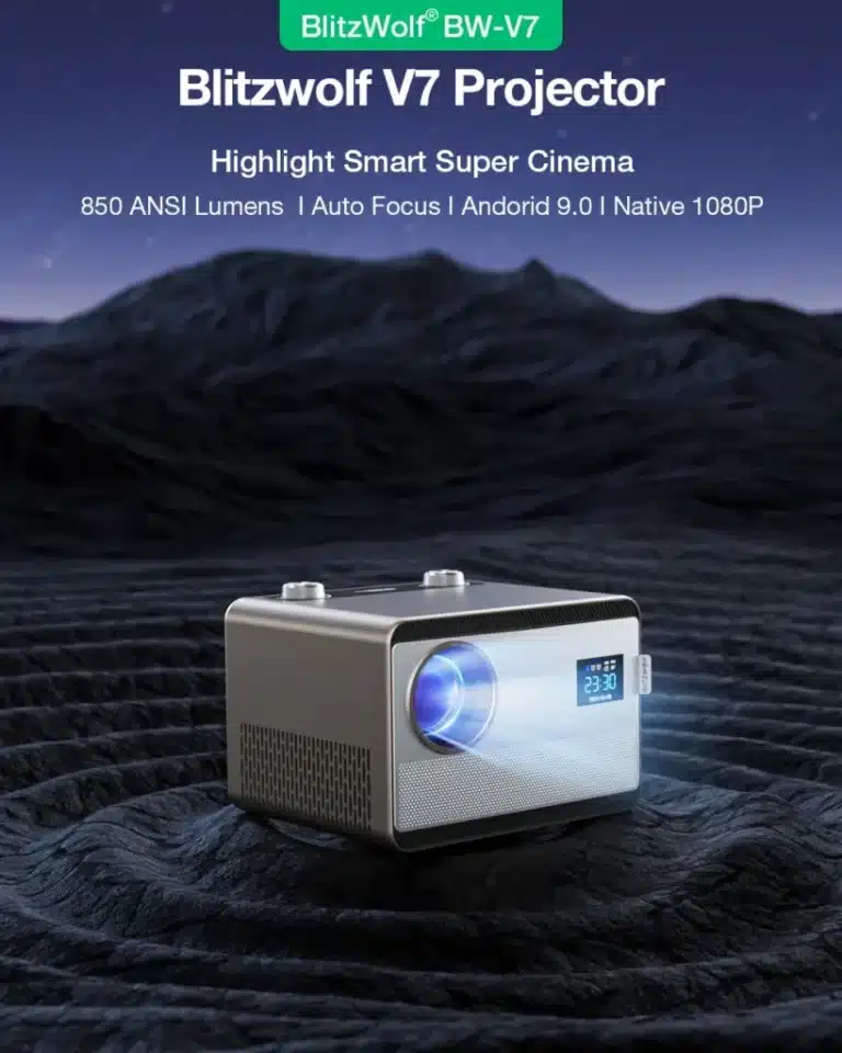 BlitzWolf® BW-V7 Projector: Unleash Your Big Screen Entertainment